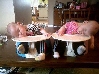Babies Sleeping - A photo of babies sleeping while sitting. So cute. Babies Sleeping - A photo of babies sleeping while sitting. So cute.