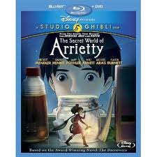 The Secret World of Arrietty - The movie is about Arrietty, a tiny, but tenacious 14-year-old, lives with her parents in the recesses of a suburban garden home, unbeknownst to the homeowner and her housekeeper.   Like all little people, Arrietty (AIR-ee-ett-ee) remains hidden from view, except during occasional covert ventures beyond the floorboards to 'borrow' scrap supplies like sugar cubes from her human hosts. But when 12-year-old Shawn, a human boy who comes to stay in the home, discovers his mysterious housemate one evening, a secret friendship blossoms.   If discovered, their relationship could drive Arrietty's family from the home and straight into danger.