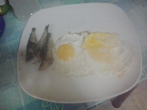 Dried fish - This is good breakfast.