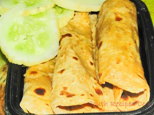 Hot Chapati with milk - Night reamining chapati with tea