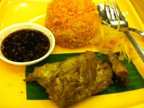 Chicken inasal  - Chicken Inasal with Java rice and soy sauce