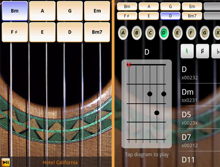 Android Guitar App - Its cool application. I love it. I am learning Guitar with the help of my mobile.