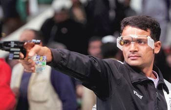 Vijay Kumar - Silver medal in shooting