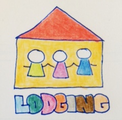 lodging - Lodging (or a holiday accommodation) is a type of residential accommodation. People who travel and stay away from home for more than a day need lodging for sleep, rest, safety, shelter from cold temperatures or rain, storage of luggage and access to common household functions. Lodgings may be self catering in which case no food is laid on but cooking facilities are available. Lodging is done in a hotel, hostel or hostal, a private home (commercial, i.e. a bed and breakfast, a guest house, a vacation rental, or non-commercially, with members of hospitality services or in the home of friends), in a tent, caravan/camper (often on a campsite). In addition there are makeshift solutions.