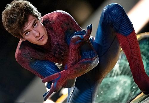 The amazing spiderman. - The new film "The amazing spiderman". Played by Andrew Garfield and not Toby Maguire who was in the previous movies. 