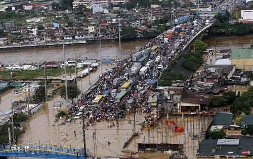 Philippine Flood - Flooding situation in the Philippines after 2 weeks of heavy rain