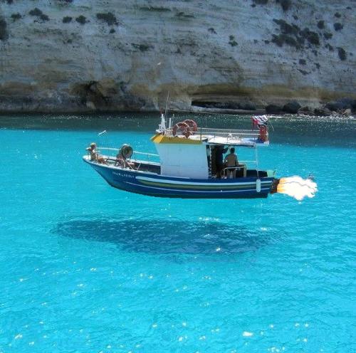 flying boat :) - A flying fishing boat...
