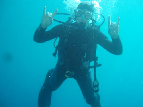 Underwater rocker - Me doing some wet Rocking.... 