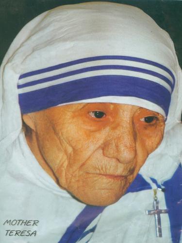 mother theresa - Mother Teresa (born Agnes Gonxha Bojaxhiu (August 27, 1910 – September 5, 1997), Bharat Ratna, OM, was an Albanian Roman Catholic nun who founded the Missionaries of Charity in India. Her work among the poverty-stricken in Kolkata (Calcutta) made her one of the world's most famous people, and she was beatified by Pope John Paul II in October 2003. Hence, she may be properly called Blessed Teresa by Catholics.  Born in Skopje, Ottoman Empire (located in modern-day Macedonia), at 18 she left home to join the Sisters of Loretto. In 1962, she received the Magsaysay Award for Peace and International Understanding. In 1971, she was awarded the Pope John XXIII Peace Prize. Teresa was also awarded the Templeton Prize in 1973, the Nobel Peace Prize in 1979, and India's highest civilian award, the Bharat Ratna, in 1980. She was awarded the Legion d'Honneur from Jean-Claude Duvalier in 1981. She was presented with the Presidential Medal of Freedom in 1985, was made an Honorary Citizen of the United States (one of only two people to have this honor during their lifetime) in 1996, and received the Congressional Gold Medal in 1997. She was the first and only person to be featured on an Indian postage stamp while still alive.  While her supporters sometimes referred to her as the 'Angel of Mercy' and 'Saint of the Gutter,' critics have raised questions about her public statements, working practices, political connections, and the use of funds donated to her charity.