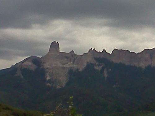 Chimney Rock Colorado - This is Chimney rock in the Rockies where some of the original True Grit movie was filmed.
