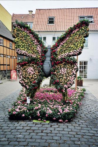 Flower festival - Flower festival in Odense, Denmark