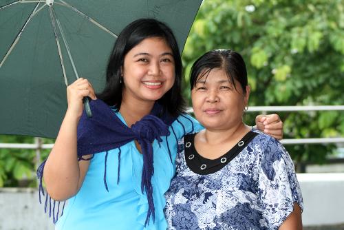 Mother and Daughter - Mother and daughter happy together