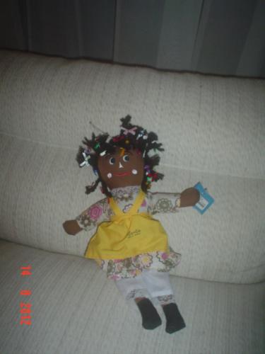 Doll from St. Maarten - I fell in love with this doll at St. Maarten. Here´s a picture so I can share it with you.