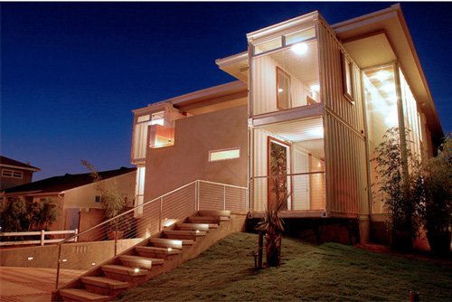 Container House - This is just one of the example of a house made of containers.