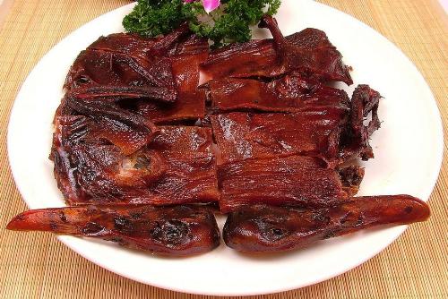 spicy salted duck - this spicy salted duck is very delicious , it is famous in Changde