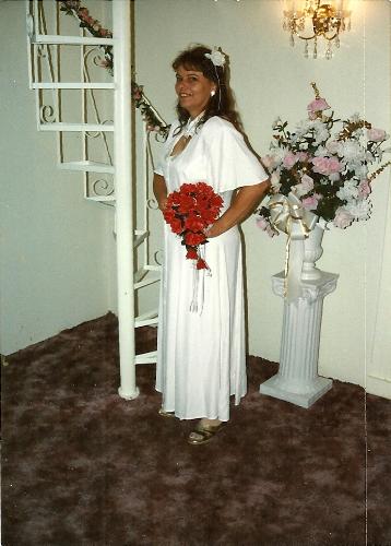 my wedding dress on 5th marriage in vegas - this is the wedding dress if it will let me upload it. this was vegas