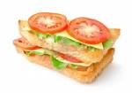 Sandwich with vegetables - Sandwich with vegetables, looks healthy