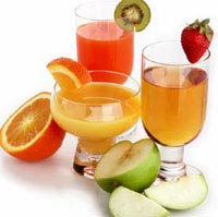 Fruits and Juice - Tropical Fruits and Fruit Juice. Yum.