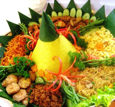 Nasi Tumpeng - one of type nasi tumpeng