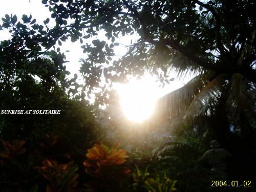 Sunrise at Solitaire - I can see both sunrise and sunset wtching it from my house.