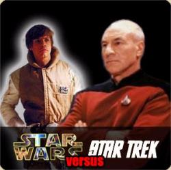 Star Trek vs. Star Wars - The Eternal Battle: Star Trek versus Star Wars. Fighting for Star Wars: Luke Skywalker. Fighting for Star Trek: Jean-Luc Picard.