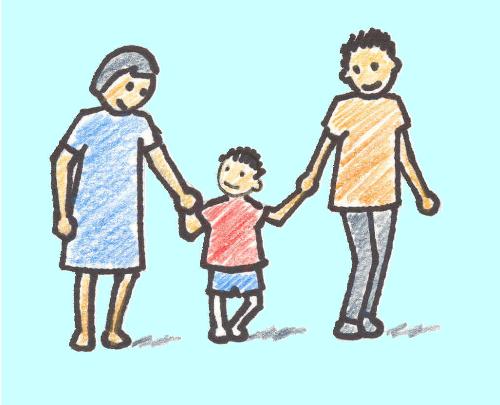 parenting style - parents with a child