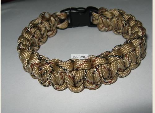 paracord survival bracelets - here's one i did