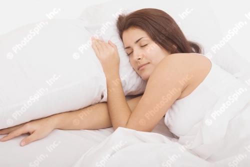 Sleeping women with open hair - A women is sleeping at night time with open hair
