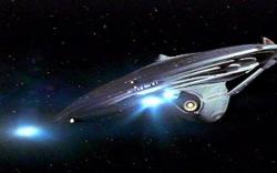 U.S.S. Enterprise-E Fires - The U.S.S. Enterprise-E firing a volley of Quantum Torpedoes.