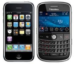 Smart Phones - iPhone and Blackberry