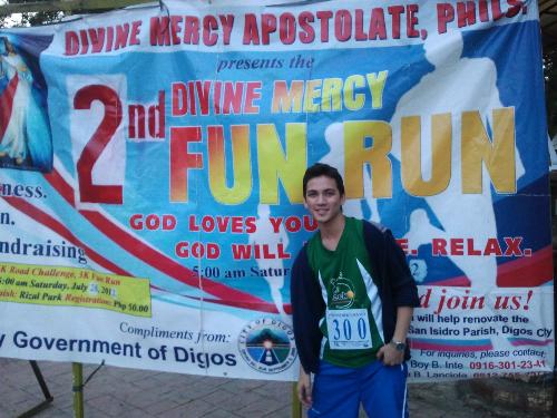 fun run - I am now very engrossed in joining fun runs. Hehehe. 