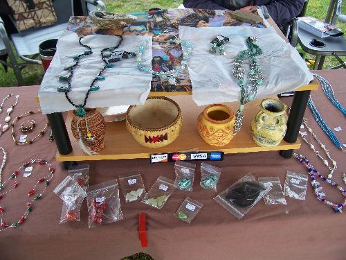 Crafting vs Working from Home - Some of the Native American jewelry I crafted and was selling at a Pow Wow