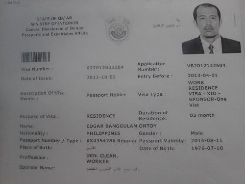 WOrking Visa - Qatar Working Visa
