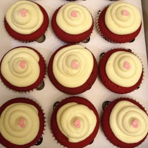 Cupcakes - I love these sumptuous hazelberry red velvet cupcakes sent to me by my friend on my birthday! They were extremely delicious!