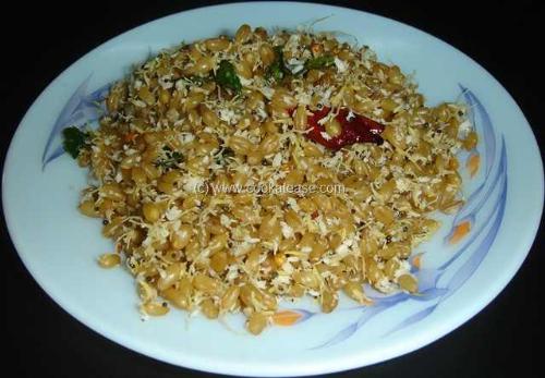 Sprouted wheat. - Sprouted seed or grains are believed to be rich in nutrients.