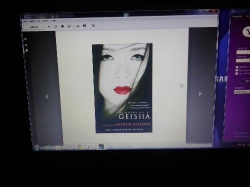 The cover - This is the Kindle edition of Memoirs of Geisha