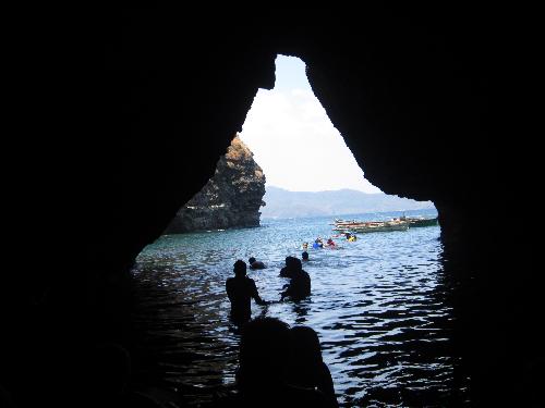 cave of rocks - This is a shot taken last year. This cave is actually located at the depths of Cavite, a province in the the northern part of the Philippines.