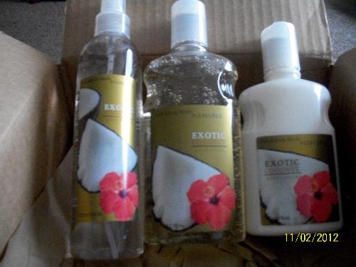 Bath & body works products - Here are my goodies I ordered from bath & body works