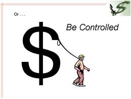 center of control - money is something that helps us move around