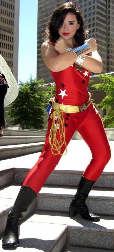 Donna Troy cosplay - A picture of someone cosplaying Donna Troy