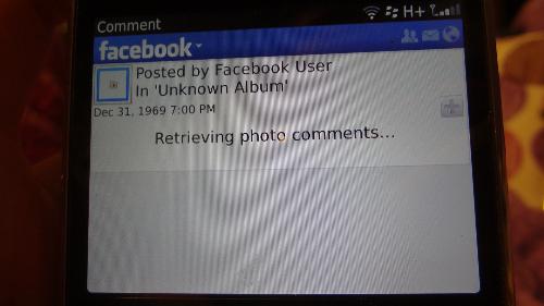 1969 and Facebook - Glitch on Facebook