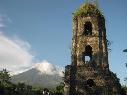 Cagsawa Church and Mayon Volcano - Taken during our recent visit at the place.