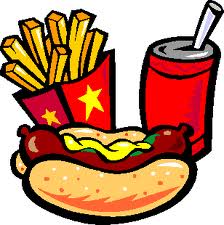 food - hotdog, fries and coke