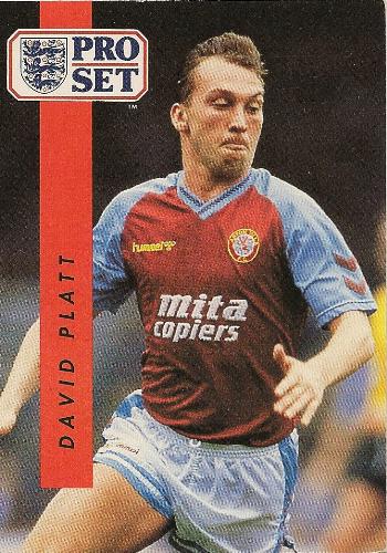 David Platt played for Aston Villa from 1988-1991. - David Platt played for Aston Villa from 1988-1991. He played 121 matches.
