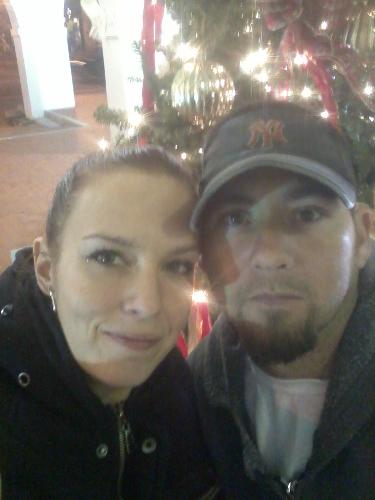 Me and Hubby! =) - This was us on our date last night. 