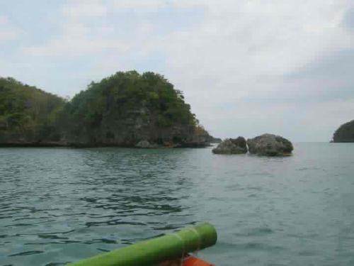 Hundred Islands - This photo was taken while we are on a boat at the Hundred Islands of the Philippines.