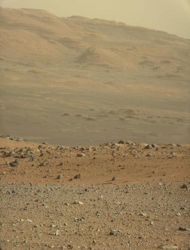 Martian Lanscape - Test photo of the local martian landscape from Mars Curiosity Rover.