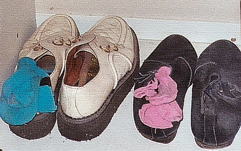 Comfortable Shoes? - No, not at all, these are old shoes I just keep hanging around for fun; not comfortable at all.