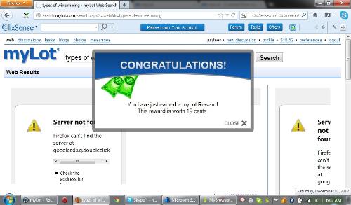 myLot reward - search engine