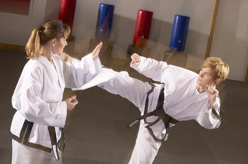 A women can save her life if she is trained in Kar - Karate is a good sports for self defense